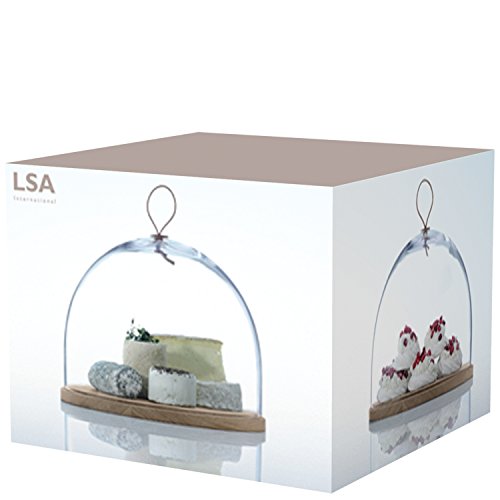 LSA IV03 Ivalo Dome & Ash Base Ø12.5in/8in Clear