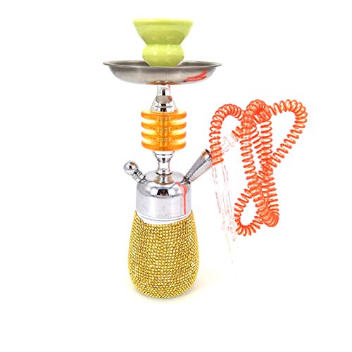 TYX Crossdresser 1 Hose Shisha Hookah Water Pipe fakher Big Hooka Flavour,Gold