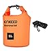 ENKEEO Waterproof Dry Gear Bag 5L/10L/20L (Shoulder Strap Compression, Double Stitched Sealed Seams, 500D Tarpaulin Heavy-Duty PVC) for Kayaking Beach Rafting Boating Hiking Camping Outdoor