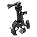 EXSHOW Camera Motorcycle Mount for Gopro, 360 Rotation Metal Action Camera Clamp Holder with 1/4-20 Thread for Moto Bike Bicycle Handlebar, for GoPro Hero 9 8 7 6 5 4 Black, SJCAM, Canon, DSLR etc