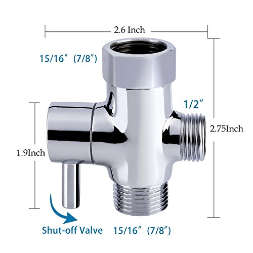 Baitaihem Stainless Toilet Bidet Sprayer Steel Handheld Shower Sprayer for Bathroom Self Cleaning (Set A)