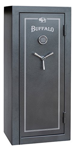 Sportsman Series Buffalo GUNSAFE28 Fire Resistant 28 Rifle Gun Safe with Electric Lock, 4.1 Cubic Feet, Black