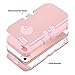 ULAK iPhone SE Case,iPhone 5S Case, Heavy Duty Protection Case with Hybrid High Soft Silicone + Hard PC Case Slim Fit for Apple iPhone 5/5S/SE (Rose Gold)
