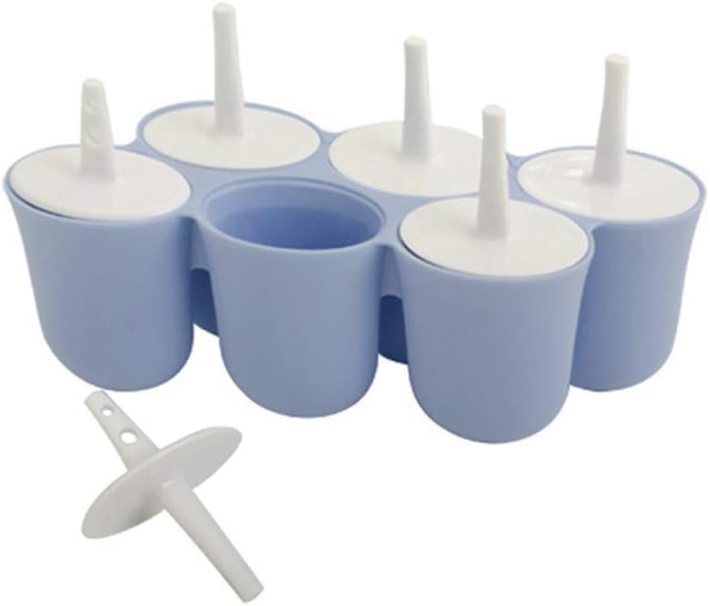 MASS DYNAMIC 6 X Ice Lolly Mould/ Maker, It makes 6 Lollies ~ BLUE