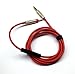 NewFantasia Red Replacement Cable Compatible with Sennheiser HD598, HD598 SE, HD518, HD598 Cs, HD598 SR, HD599, HD579 Headphone, Remote Volume & Mic Compatible with iPhone