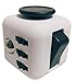 uFidget Desk Toys (2-Piece Set) - Fidget Cube and Tri-Spinner Stress Relief Toys - Improves Focus and Concentration at School and Work - Durable, Ergonomic Design - Made with Plastic