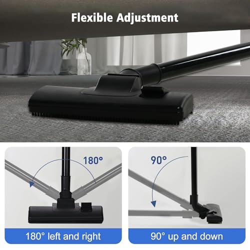 18000Pa Handheld Vacuum Cleaner, Home Stick Vacuum Cleaner Corded, Adjustable Lightweight 3 in 1 Vacuum with HEPA Filter, Strong Suction,600W 1.5L For Pet/Car/Household Hard wood Floor Carpet