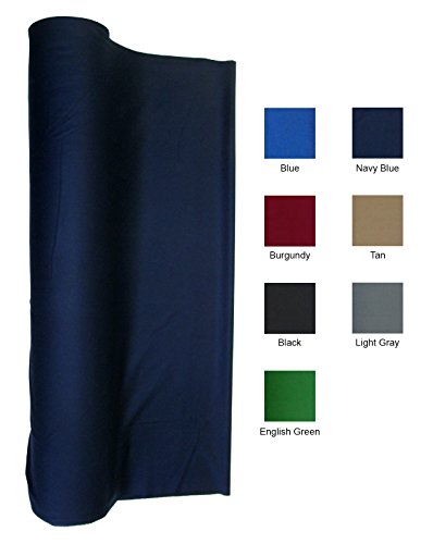 21 Oz Pool - Billiard Cloth - Felt Navy Blue Poker for 7 Foot Table (for 7' table)
