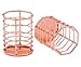 PAG Pencil Holder for Desk, 2 Pack Desktop Pen Cup, Office Supplies Rose Gold Desk Organizers and Accessories Organization, Makeup Brush Holder, Copper