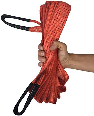 2 in x 20 ft Recovery Tow Strap - Madwood Heavy Duty - All Season - Car/Truck/Boat/Jeep/ATV Towing - Tree Saver - 10,000LB Breaking Strength