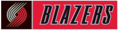 NBA Basketball Portland Trail Blazers Bumper Sticker (2-Pack)
