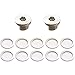 Prime Ave (2) OEM Aluminum Oil Drain Plug + (10) Crush Aluminum Gasket Washers For Porsche