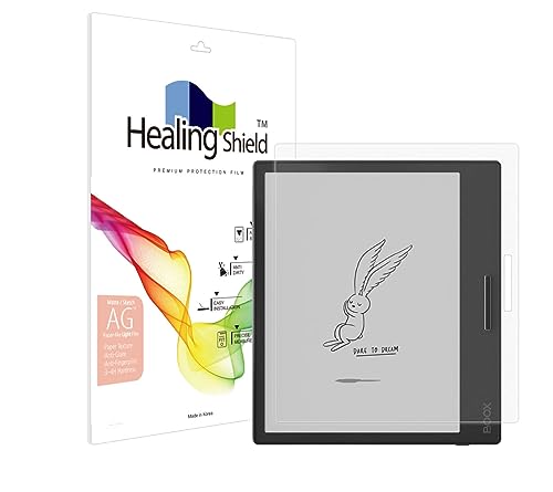 Healing Shield Screen Protector for Onyx Boox Page/Boox Go Color 7 Black/Leaf 3 Light Anti Glare Paper Texture Feeling Matte Film- AG Light Paper Page