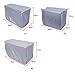 Air Conditioner Cover, Outdoor Rectangle Anti-Snow Home Use - Silver (Size: 37x15.7x28.7inch)