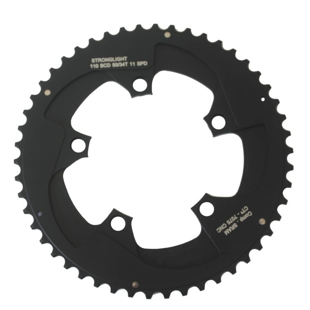 Stronglight Unisex - Adult Force/Red22 Chainring, Black, 1 Size