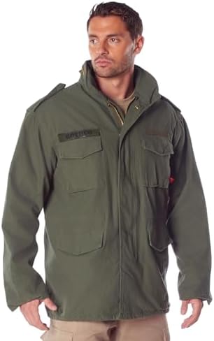 Amazon.com: Khaki Military Style M-65 Field Jacket 8254 Size Large