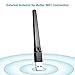 BrosTrend 650Mbps Long Range USB WiFi Adapter for Laptop, Desktop of Windows 10/8/7/XP & MAC OS X 10.14~10.9, 5dBi Antenna, 5G 433Mbps, 2.4G 200Mbps