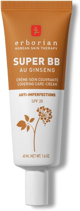 Erborian Super BB Cream with Ginseng High Coverage SPF 20 Caramel 40ml