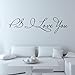 Canserin I Love You Removable Wall Stickers