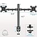 Dual Monitor Stand Mount, Height Adjustable LCD Monitor Desk Mount, Articulating Full Motion Tilt Swivel Monitor Arm – Fits 13″ to 27″ Computer Screens, Each Arm Holds up to 19.8lbs., VESA 75 100thumb 3