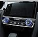 TopDall Audio Speaker Engine Auto Press Start Ignition AC Climate Knob Ring Sticker Compatible for Honda Civic