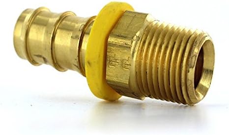 Parker 30182-4-4B Male Rigid Pipe Adapter 1/4 NPT X 1/4 Hose Brass