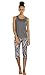 icyzone Yoga Tops Activewear Workout Clothes Open Back Fitness Racerback Tank Tops for Women (XL, Black/Grey)