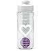 SkinnyFit Shaker Bottle, 20oz. BPA Free with Mixing Ball, Leak Proof Cup for Gym, Sports, Perfect for Mixing Collagen & Protein Shakes