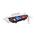 Anzio Front Center Kidney Grille Grill Compatible with E90 E91 LCI 325i 328i 335i 4D 09-11 (Glossy Black + M Color (Double line))