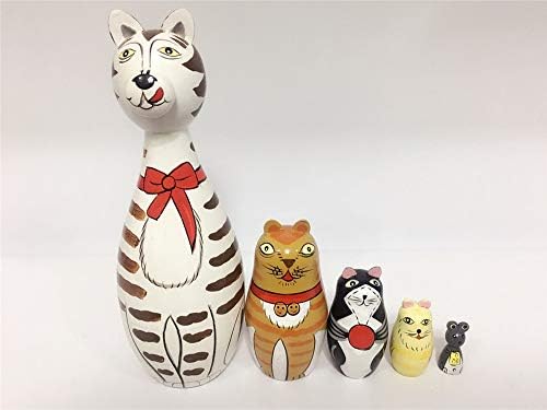 日本未発売 Happyjp マトリョーシカ人形5層手作りプレゼント贈り物子供飾り物おもちゃ女の子向けプレゼント集結