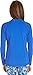 Coolibar UPF 50+ Women's Freestyle Long Sleeve Rash Guard - Sun Protective (Medium- Baja Blue)