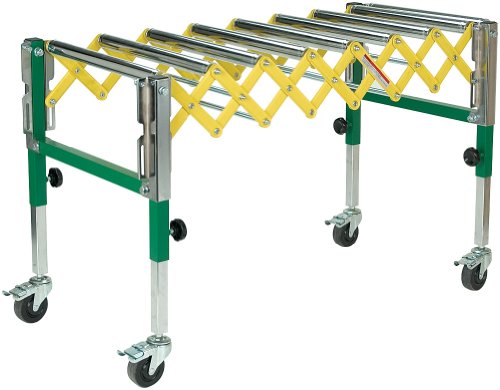 Woodtek 146276, Material Handling, Rollers, Accordion In/Out Feed Roller Stand