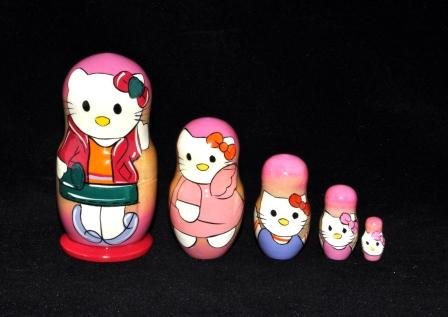 hello kitty nesting dolls