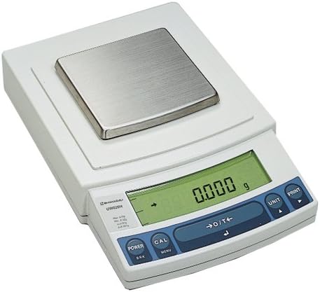 Shimadzu UniBloc 321-62352-91 Model UW820H Electronic Top Loading Balance with Internal Calibration, 820g Capacity, 0.001g Display