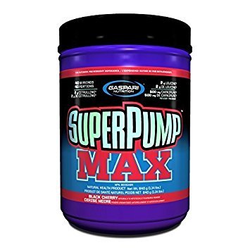 Gaspari SuperPump Max Black Cherry, 1.41lbs ( 640 g ) by Gaspari Nutrition