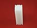 (10) Coinsafe Brand Square White Plastic (Dime) Size Coin Storage Tube Holders
