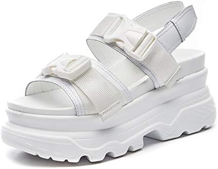 white sole platform sandals