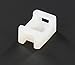 iexcell 100 Pcs White 4.5mm Cable Tie Mount Wire Buddle Saddle Holder