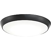 MINKA-AIRE Outdoor Light Kit for Simple Flush Fans in Coal Black, K9873L-CL