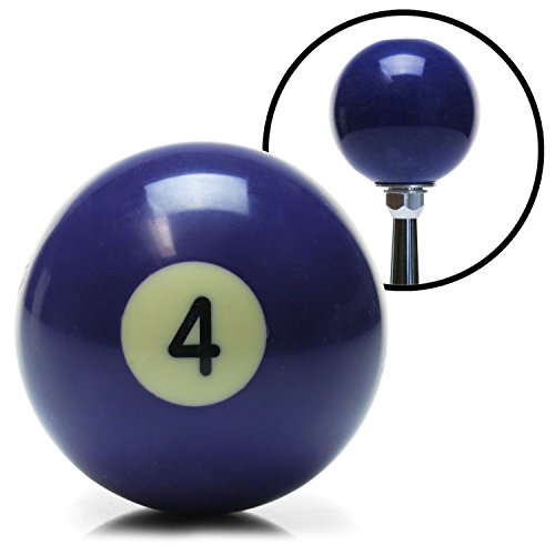 American Shifter 96049 Solid Purple 4 Ball Billiard Pool Shift Knob - Thumbnail 6