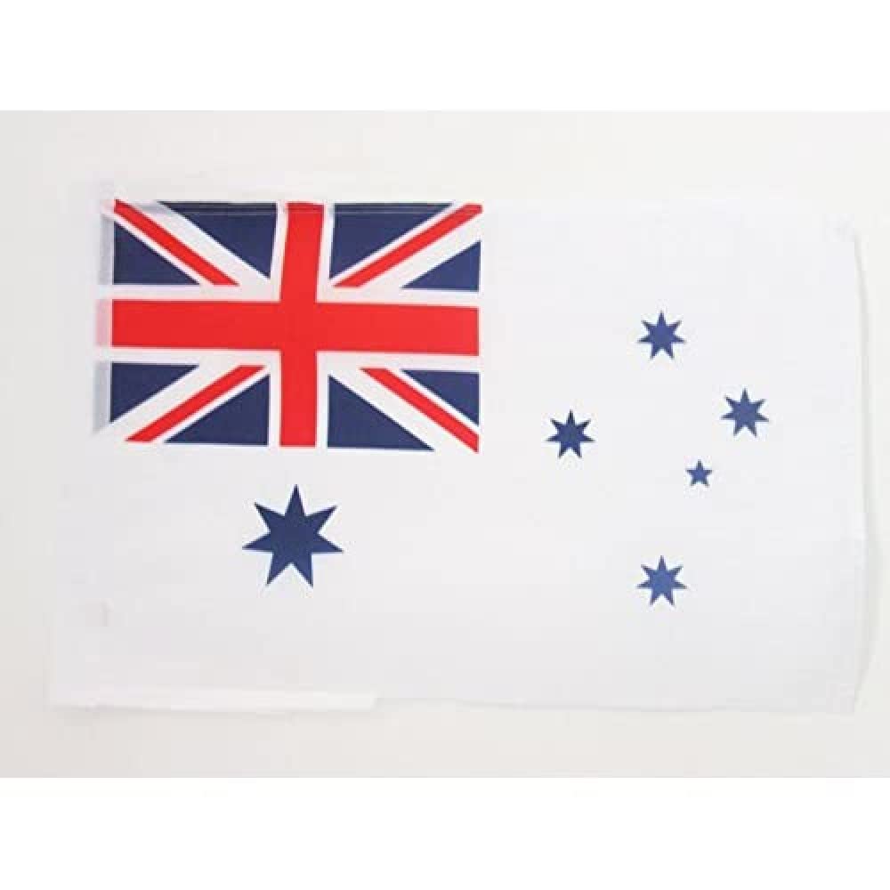 AZ FLAG - Australia Navy Ensign Flag - 18'' x 12'' - 100% Polyester australian navy Small Banner with Two Cords - Fade Resistant - Vivid Colors - 18x12 in - 45x30 Cm โ image 1