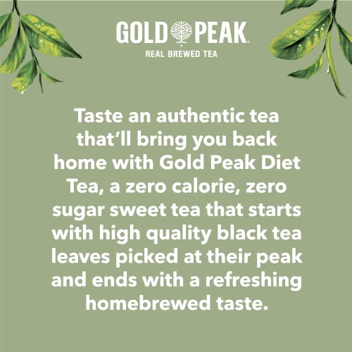 GOLD PEAK TEA, DIET TEA, 16.9 FL OZ, 6 PACK