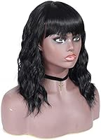 Coolshow Hair Shoulder Length With Neat Bangs Natural Black Beach