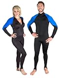 Storm Lycra Scuba Diving Skin, Black/Blue