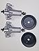 2 Heavy Duty Spindle Assembly Replaces 130794, 532130794 Includes 2 Pulleys for 129861, 153535, 173436 . Thicker Cast Metal Than FSP Includes Hardware, Mounting Holes Tapped