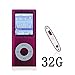 G.G.Martinsen 32 GB Mini Usb Port Slim Small Multi-lingual Selection 1.78 LCD Portable Mp3/Mp4, Mp3Player , Mp4Player , Video Player , Music Player , Media Player , Audio player With Photo Viewer , E-book Reader , Voice Recorder, Games & Movie-Pink
