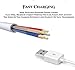 ZiBay iPhone 7 Cable, With a 3.1A 5W Dual USB Travel Wall Charger, Foldable Plug for iPhone 7, iPhone 6/6s, iPhones 5/5s, iPad Minis, iPad Airs, iPod Touch, iPods