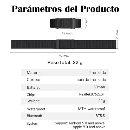 FEISEDY Pulsera Inteligente Rastreador de Actividad y Fitness Monitoreo Todo el día Rastro de Actividad, estrés, frecuencia cardíaca, sueño Cientos de Modos Deportivos con la aplicación Gratuita