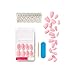 Kiss Glam Fantasy FOLLOW ME (KGF08) Medium Nails w/Adhesive Tabs & Glue