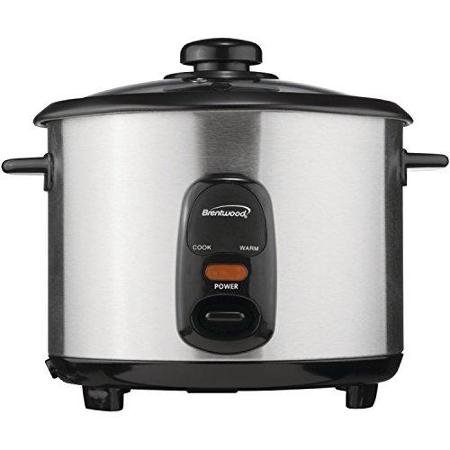 Click Here to See More Images BRENTWOOD BTWTS15M Brentwood TS-15 8-Cup Stainless Steel Rice Cooker